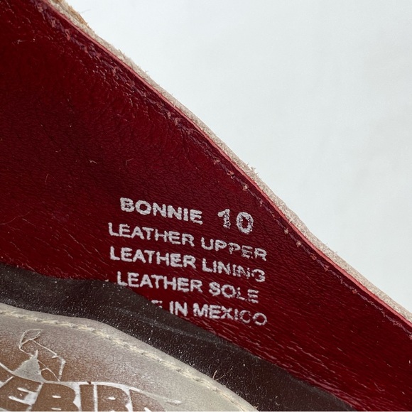 FREEBIRD Bonnie Shoes Size 10 Distressed Yellow Snake Print Leather (F14) - Picture 11 of 15